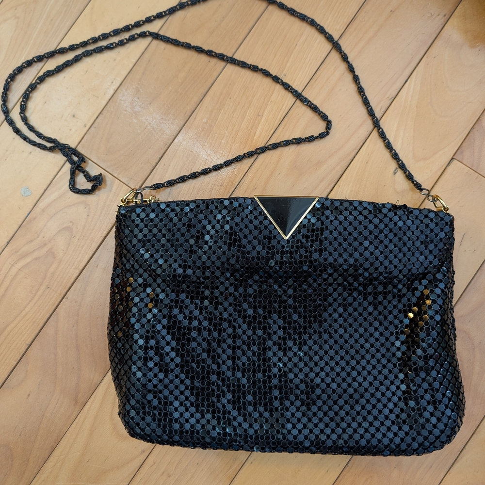 Vtg Warren Reed Mesh Purse With Chain